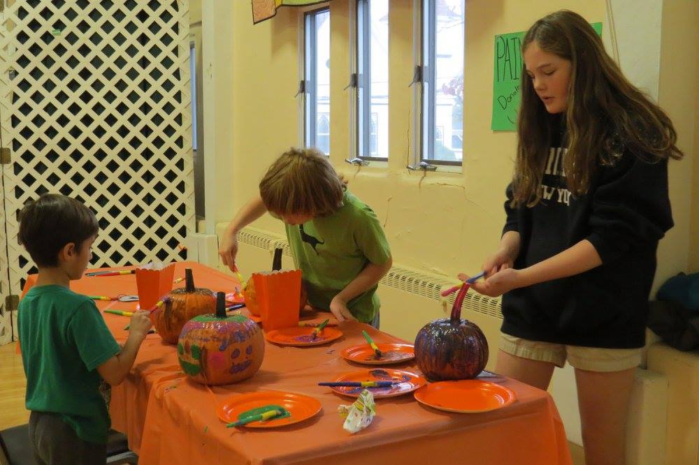 pumpkin painting sunday school